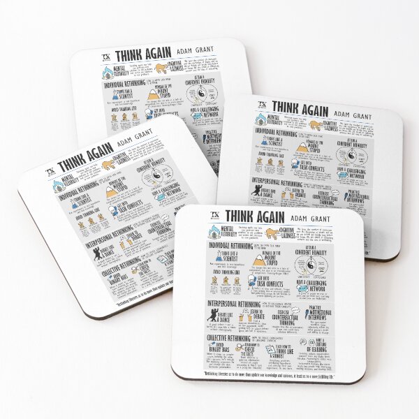 Item preview, Visual Book Think Again (Adam Grant) designed and sold by TKsuited.