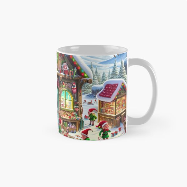 Artikelvorschau, Verzauberter Nordpol: Die Werkstatt des Weihnachtsmanns entworfen und verkauft von FIYARO.