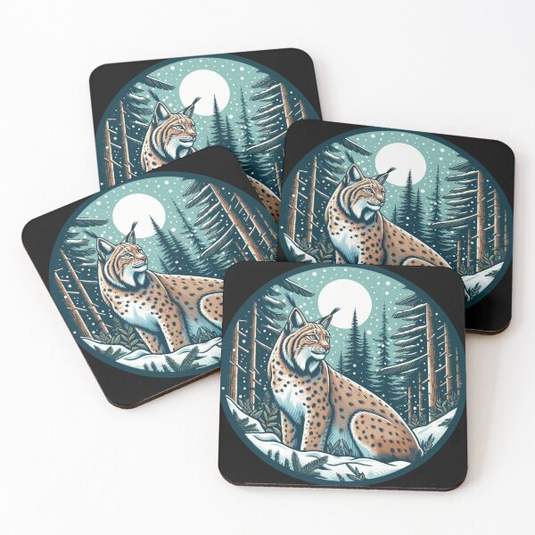 Item preview, Lynx in winter designed and sold by Azrora.