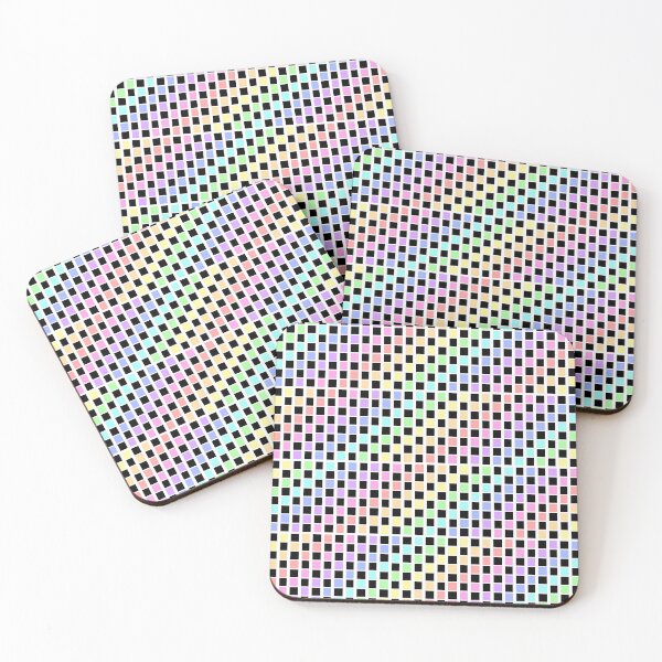 Item preview, Mini Pastel Rainbow Checkers designed and sold by BeJolley.