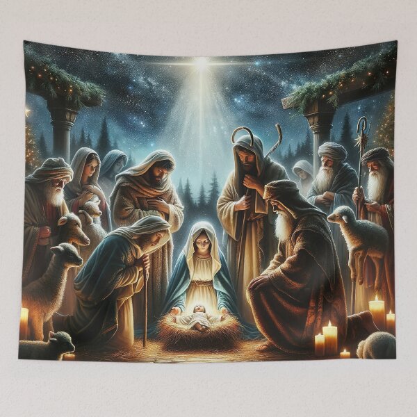 Item preview, Sacred Night: Traditional Nativity Scene designed and sold by FIYARO.