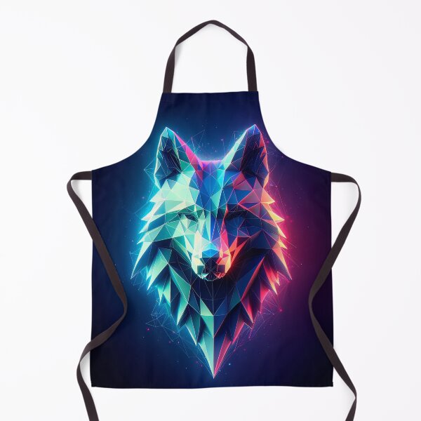 Item preview, Luminous Predator: The Wolf's Geometric Gaze designed and sold by Nick Seidel.