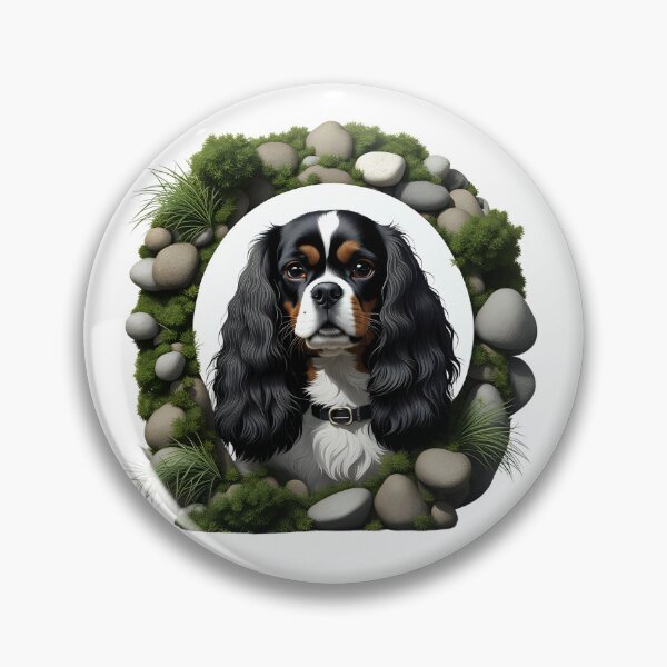 Item preview, Beautiful Black and White Cavalier King Charles designed and sold by Kaleddis.