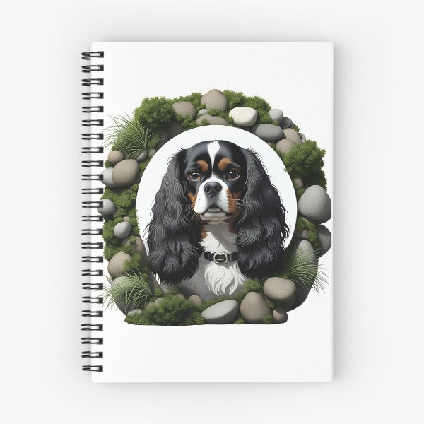 Item preview, Beautiful Black and White Cavalier King Charles designed and sold by Kaleddis.