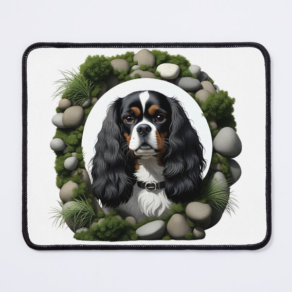 Item preview, Beautiful Black and White Cavalier King Charles designed and sold by Kaleddis.