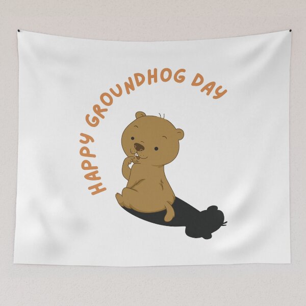 Item preview, Happy Groundhog Day designed and sold by Simo0455.
