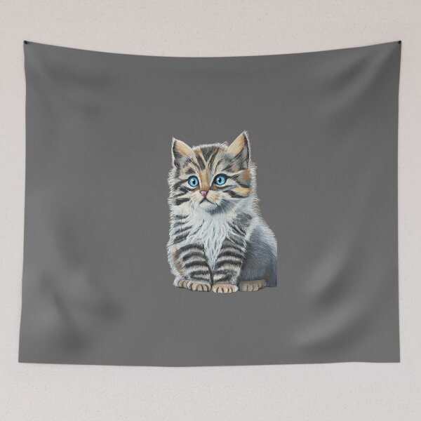 Item preview, Copie de Astonished tabby kitten designed and sold by ROXANEDS.