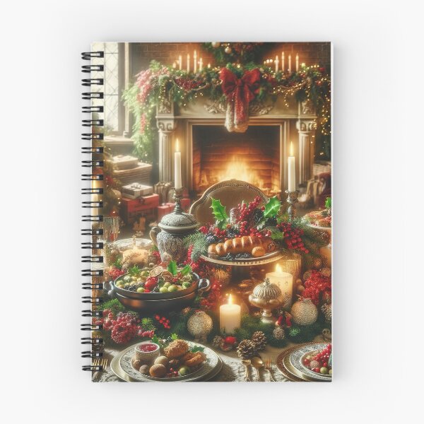 Artikelvorschau, Holiday Feast Elegance: Festliches Weihnachtsbankett entworfen und verkauft von FIYARO.