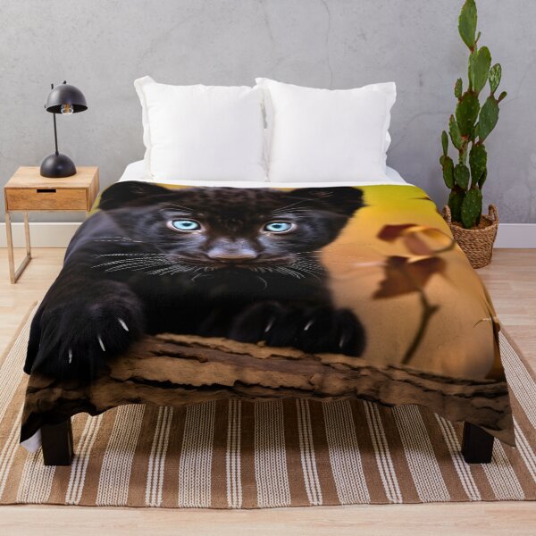Item preview, Panther animal young cub in the wilderness designed and sold by NBSStore.