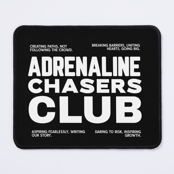 Item preview, Adrenaline Chasers Club dark merch designed and sold by ssalujoe.
