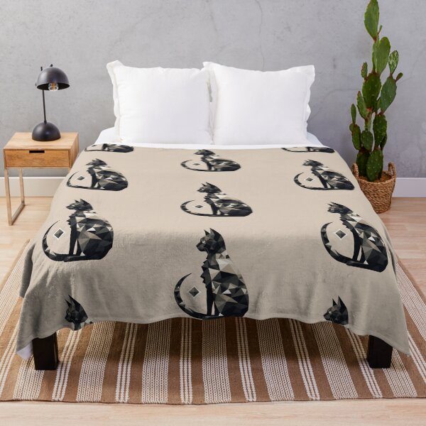 Item preview, Black sphynx cat geometric designed and sold by ME-World.