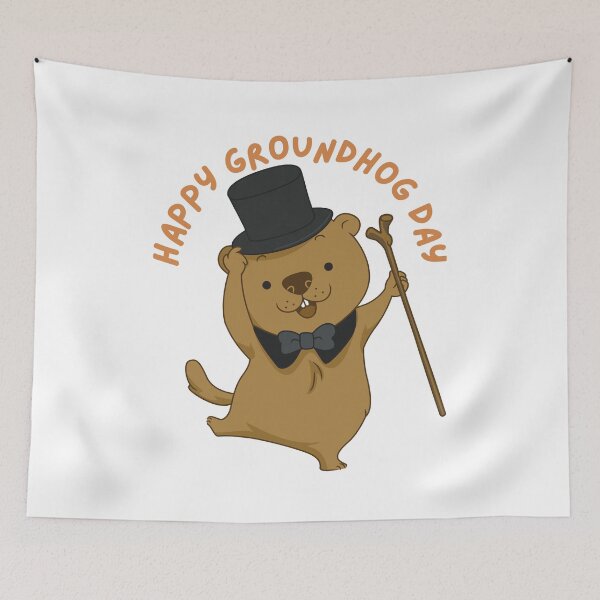 Item preview, Happy Groundhog Day designed and sold by Simo0455.