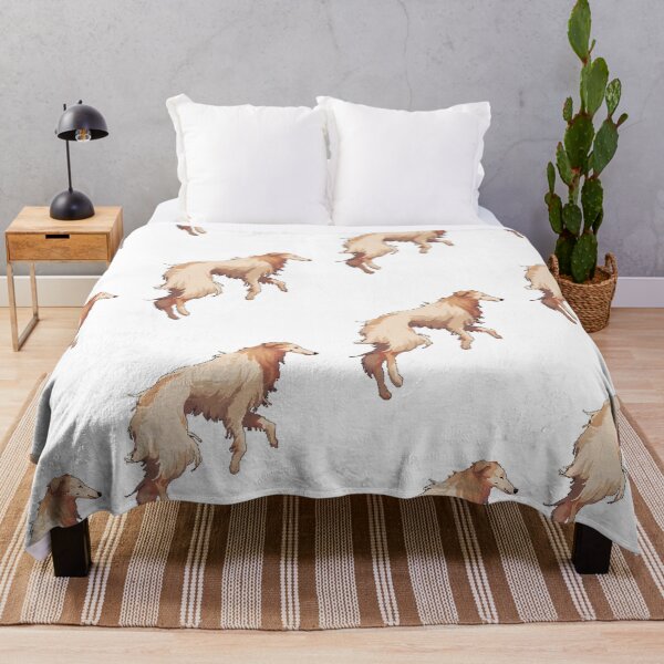 Item preview, Fluffy Borzoi - Pixel art designed and sold by octoboobs.