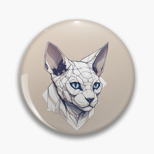 Item preview, sphynx cat geometric designed and sold by ME-World.