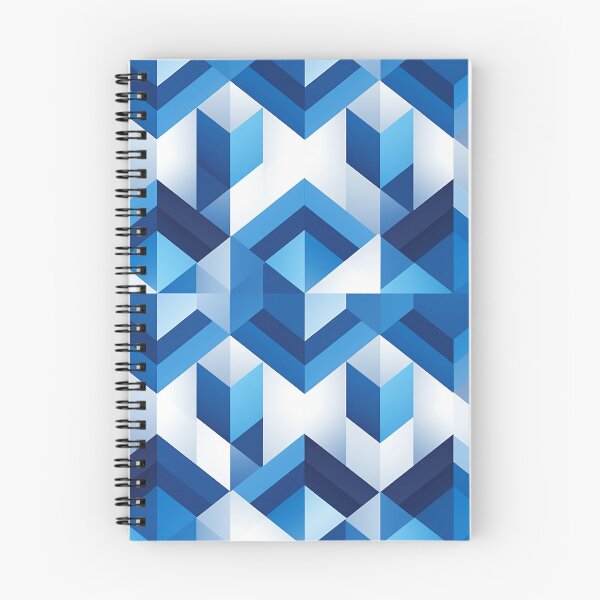 Item preview, Geometric Monochromatic Blue Pattern 2 designed and sold by panchiTWO.