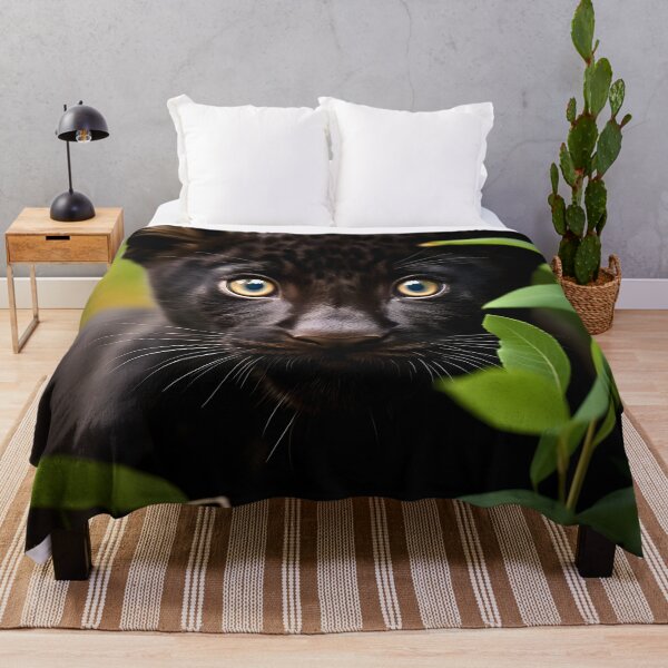 Item preview, Panther animal young cub in the wilderness designed and sold by NBSStore.