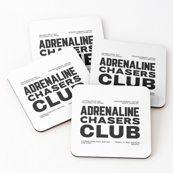 Item preview, Adrenaline Chasers Club light merch designed and sold by ssalujoe.