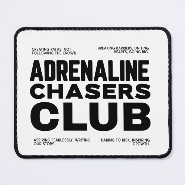 Item preview, Adrenaline Chasers Club light merch designed and sold by ssalujoe.