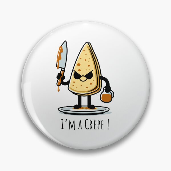 Item preview, I'm a Crepe! Are you sure you want to eat me? designed and sold by MushroomHut.