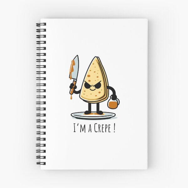 Item preview, I'm a Crepe! Are you sure you want to eat me? designed and sold by MushroomHut.