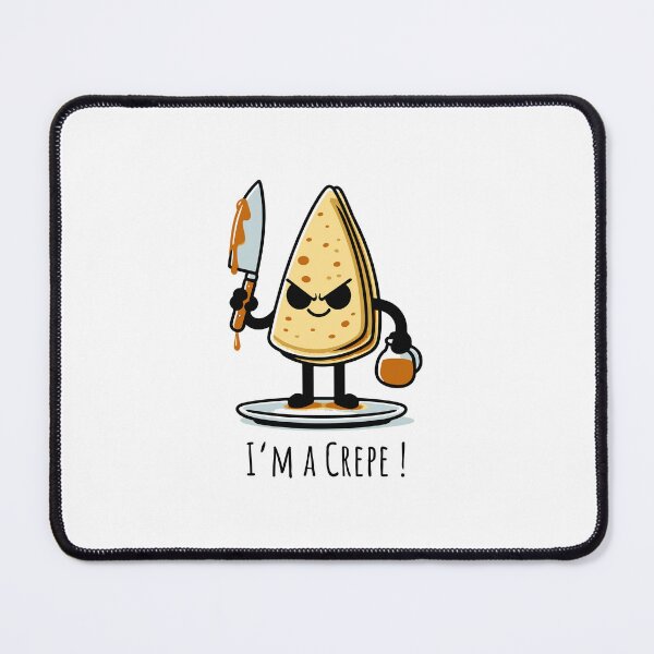 Item preview, I'm a Crepe! Are you sure you want to eat me? designed and sold by MushroomHut.