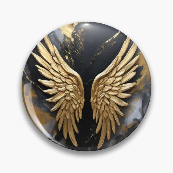 Item preview, Golden Angel Wings and Divine Energy for Spiritual Awakening and Angelic Protection designed and sold by GlowtalkDesign.