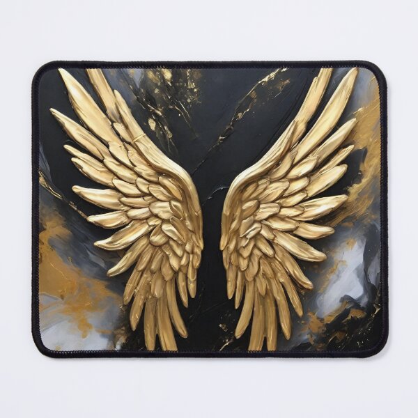 Item preview, Golden Angel Wings and Divine Energy for Spiritual Awakening and Angelic Protection designed and sold by GlowtalkDesign.