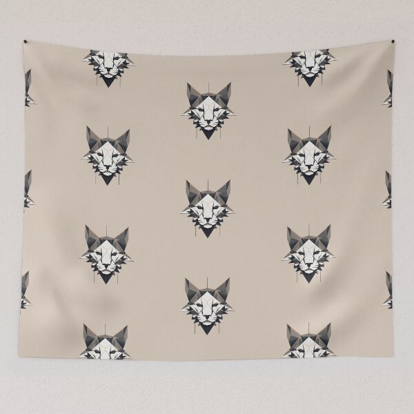 Item preview, Geometric cat designed and sold by ME-World.