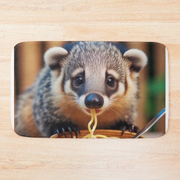 Item preview, Whimsical Noodle Eating Coatimundi designed and sold by Daniel Dudgeon.