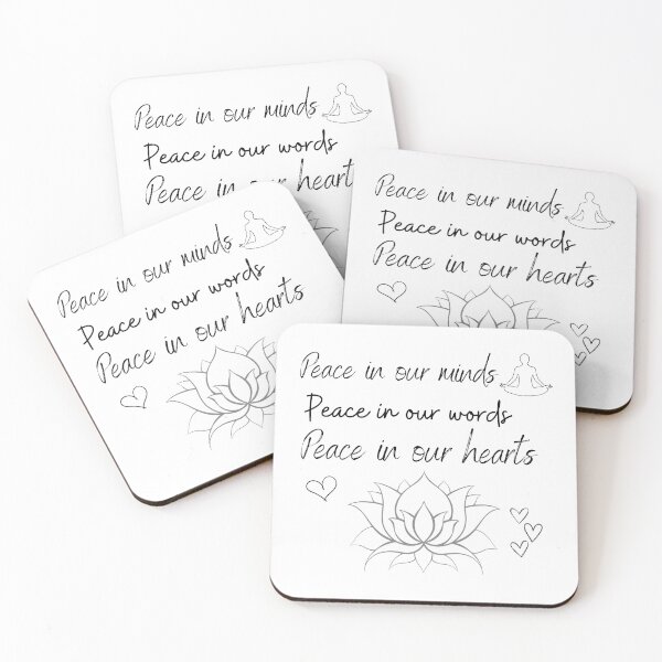 Item preview, Peace in our minds peace in our words peace in our hearts designed and sold by LionessLove.