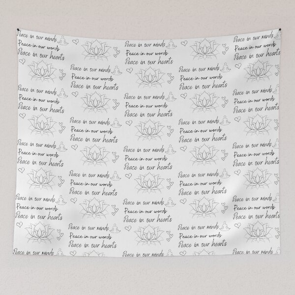 Item preview, Peace in our minds peace in our words peace in our hearts designed and sold by LionessLove.