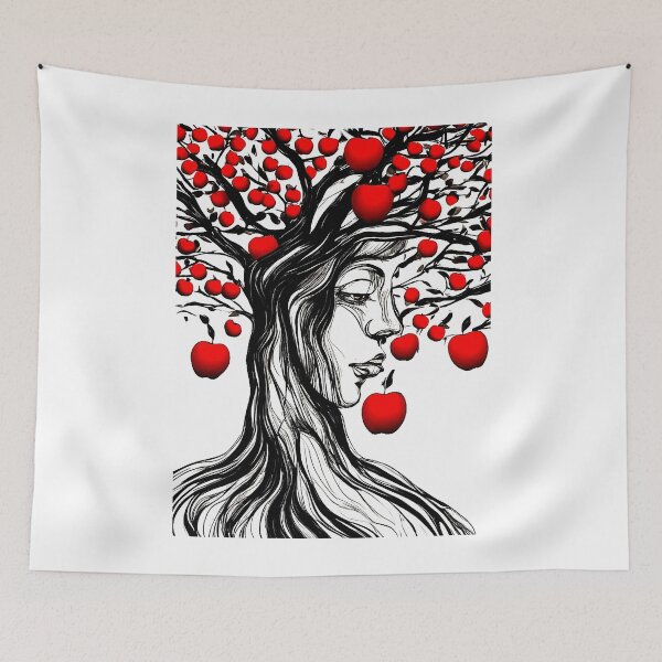 Item preview, Face in the tree designed and sold by wellartkunst.