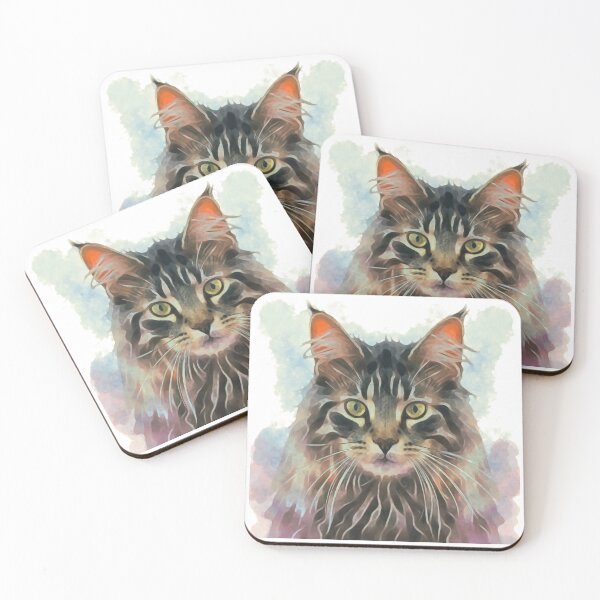 Item preview, Majestic Maine Coon designed and sold by FreshArtFusion.