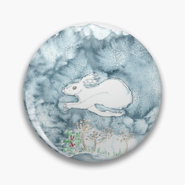 Item preview, Hare leaping in frost designed and sold by GiselleSellier.