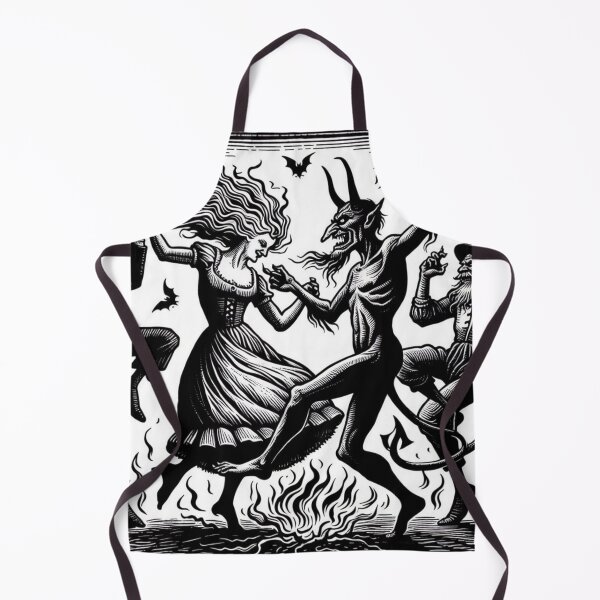 Item preview, devil and witch dancing designed and sold by Greydate.