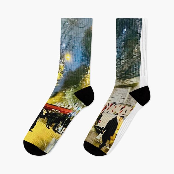Item preview, Winter Dusk on Avenue des Champs-Élysées designed and sold by MaryAnn Reilly.