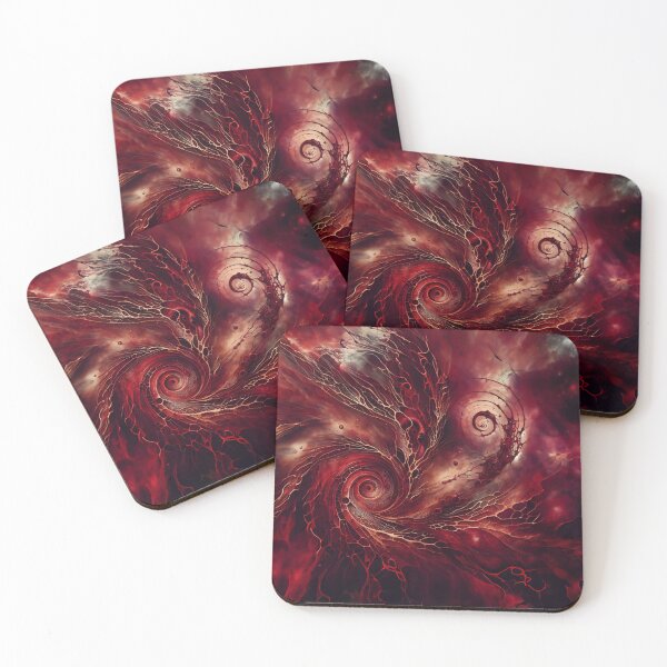 Item preview, Red & Black Swirling Vortex Artwork designed and sold by RevGens.