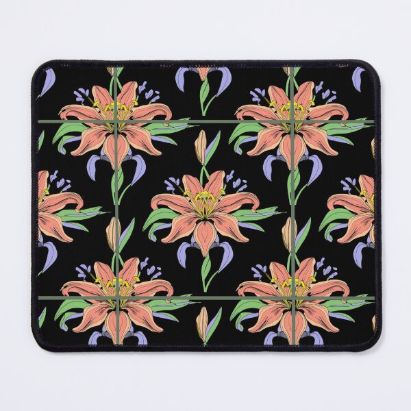 Item preview, Floral Elegance: Lily Tiled Artistry designed and sold by GENZ-CREATIVES.