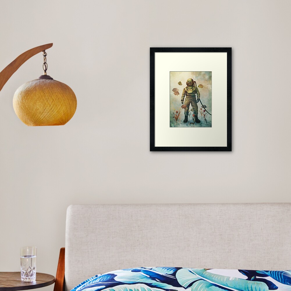 Item preview, Framed Art Print designed and sold by TerryFan.