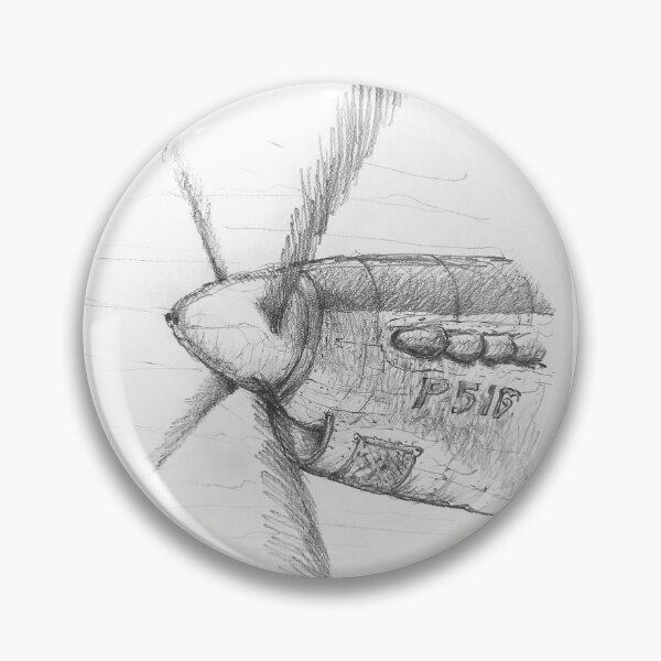 Item preview, Plane inline piston engine freehang pencil sketching. designed and sold by Pattanapong Pongampai.