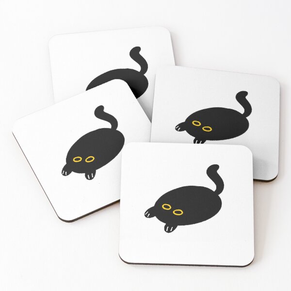 Item preview, Black cat mat designed and sold by CatnistM.