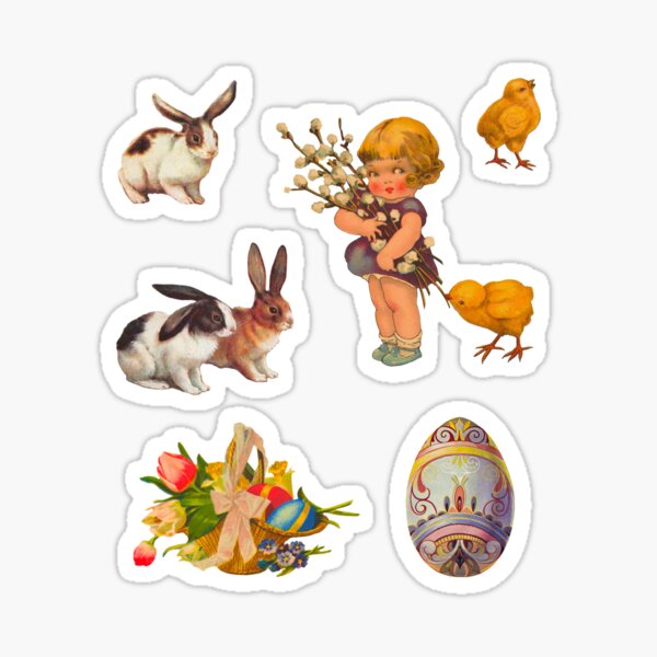Item preview, Retro Happy Easter Pack designed and sold by MaryRose73744.