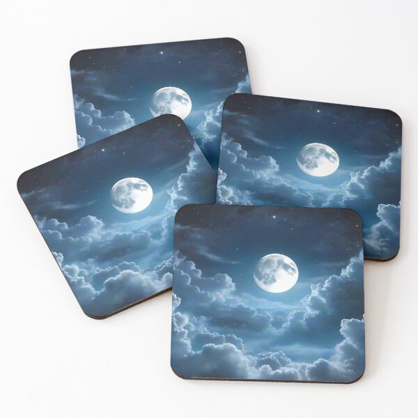 Item preview, Moon and clouds designed and sold by M-Y-A-R-T-.