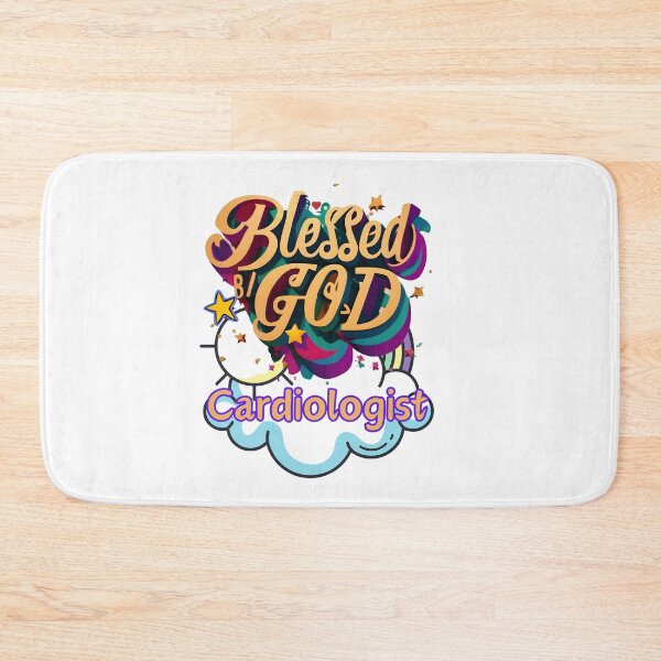 Item preview, BLESSED BY GOD CARDIOLOGIST designed and sold by carlos crane.