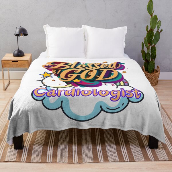 Item preview, BLESSED BY GOD CARDIOLOGIST designed and sold by carlos crane.