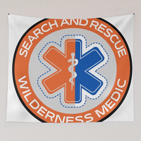 Item preview, Search and Rescue - Wilderness Medic - Star of life designed and sold by TheContactor.