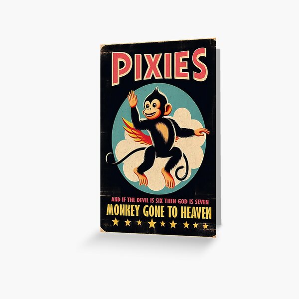 Aperçu de l'œuvre Pixies Monkey est parti au paradis créée et vendue par Wanderdreaming.