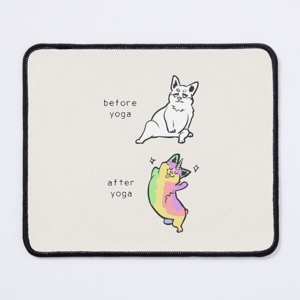 Item preview, Corgi Before After Yoga designed and sold by Huebucket.