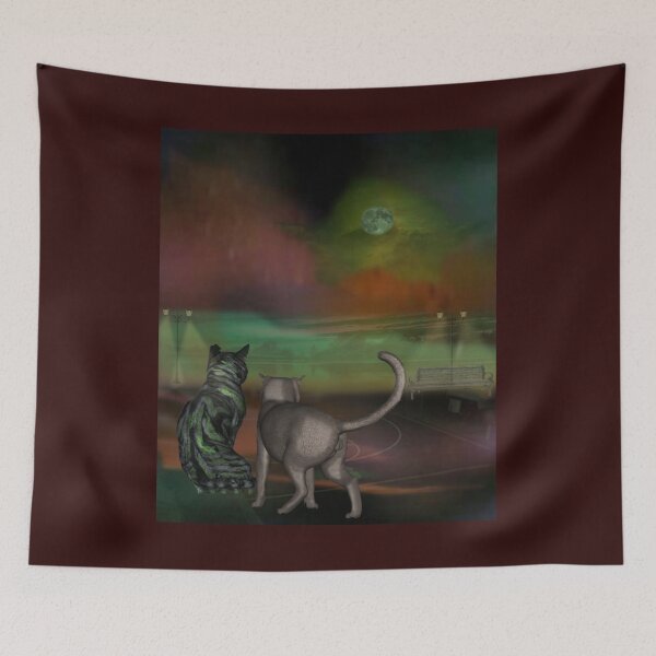 Item preview, Two Observant Cats designed and sold by Patricia Brown.