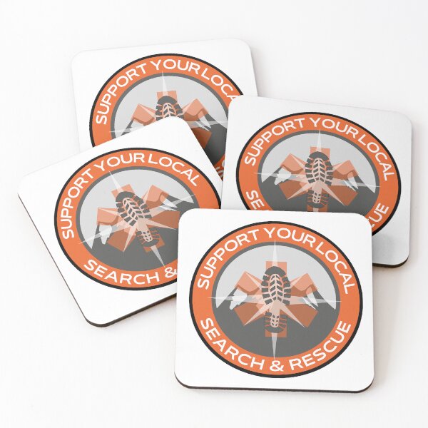 Item preview, Support Your Local Search and Rescue - Patch Star of life / Compass / Footprint  designed and sold by TheContactor.
